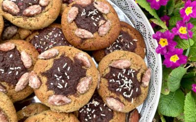 Biscuits briochés sans gluten amande-chocolat